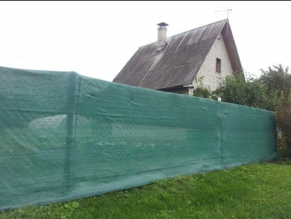 Сетка затеняющая 80% затенения 2х 5м зеленая