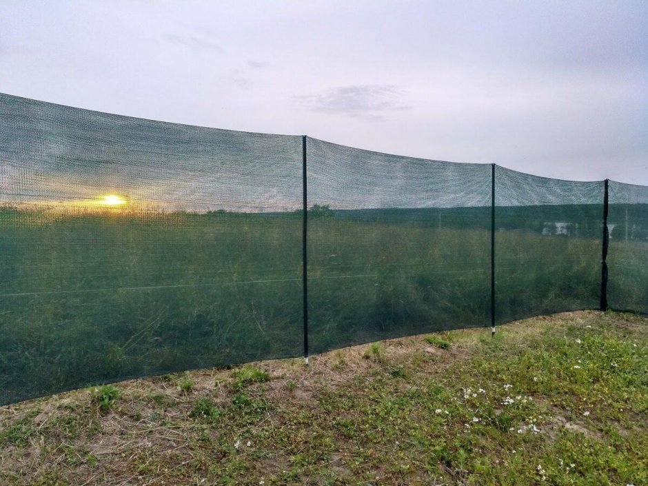 Затеняющая сетка для забора