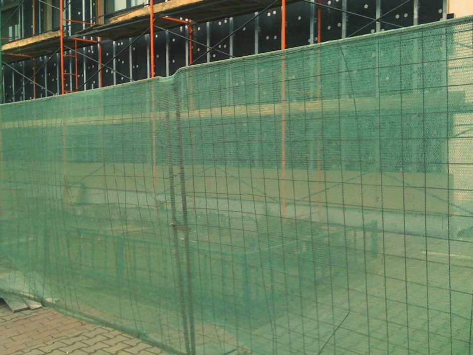 Сетка фасадная зеленая 2х25 м (плотность 55 гр/м2) "Промышленник"