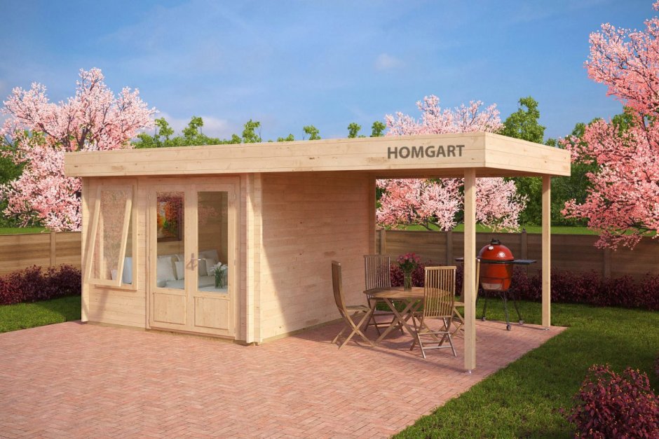 Беседка брусовая Gazebos