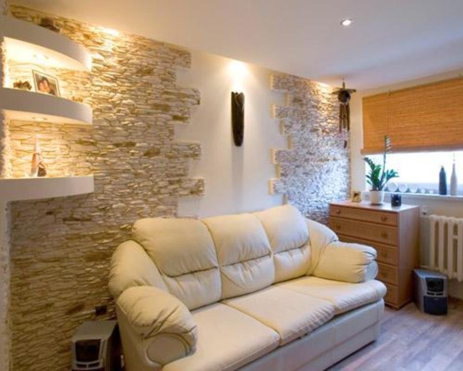 Декоративный камень в интерьере