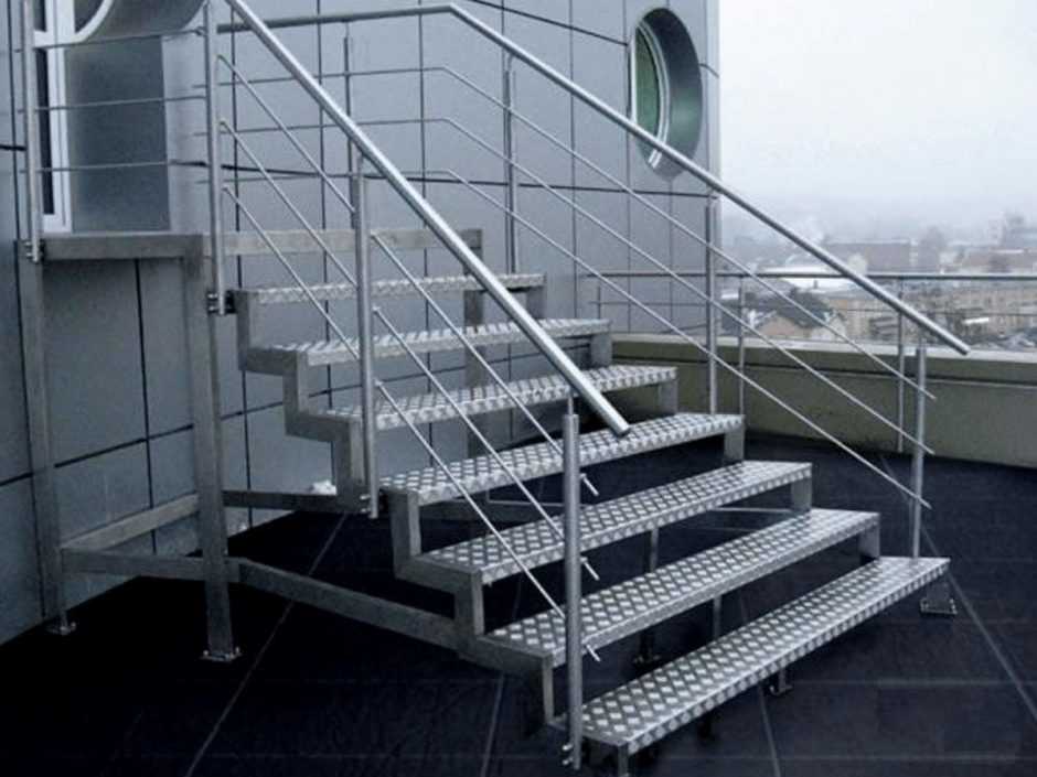 Лестницы площадки стремянки и ограждения с.1.450.3-7.94