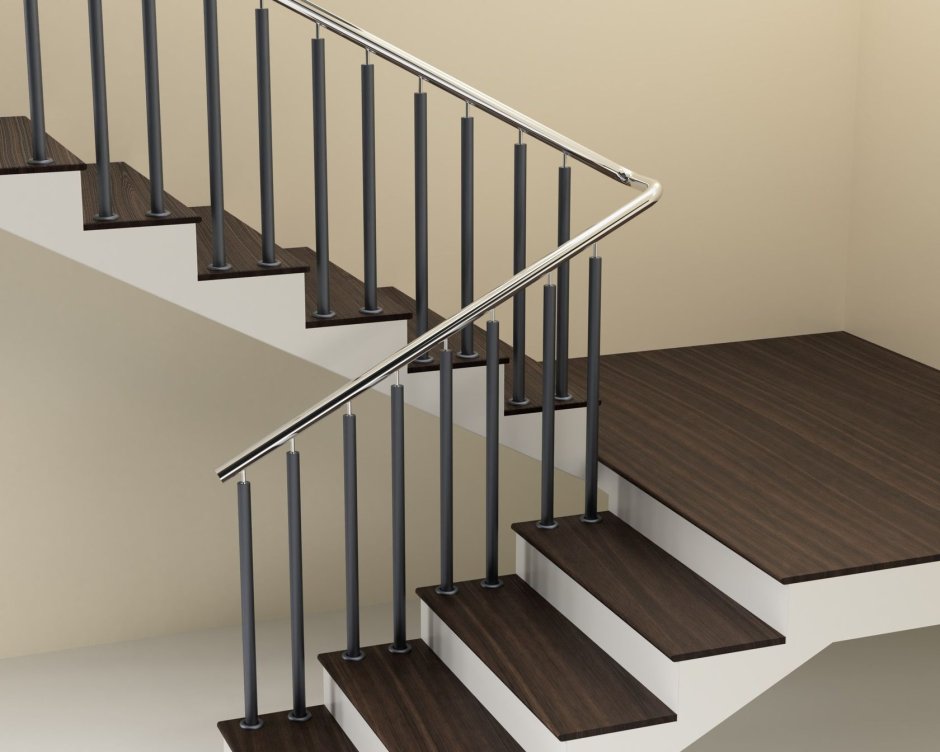 Лестница металл 40на40