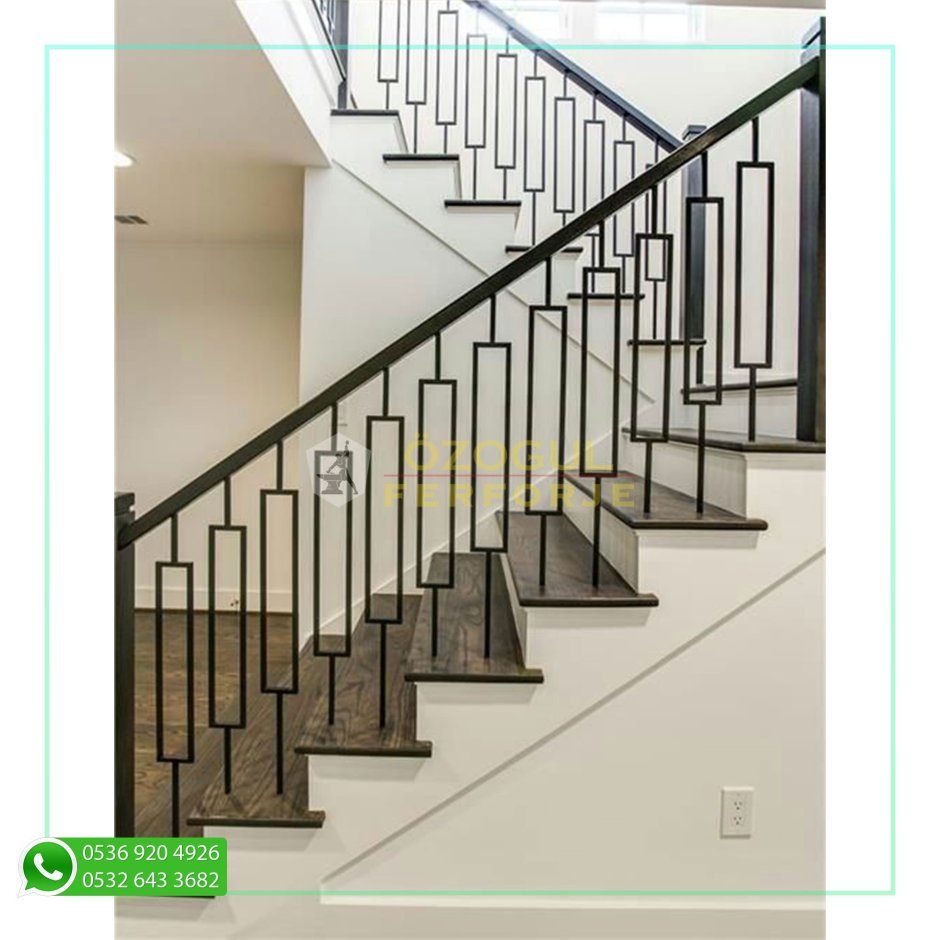 Ограждение для лестницы из металла