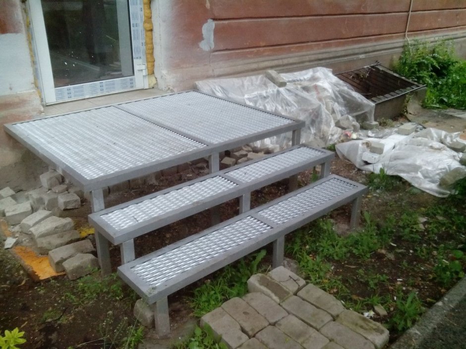 Лестница сота эко 2 ступени из ПВЛ