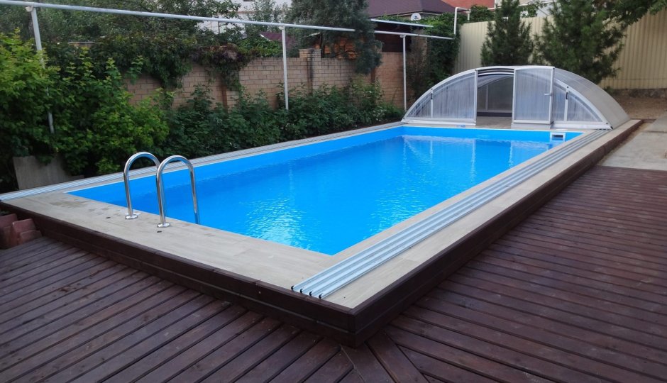 Уличный бассейн с подогревом