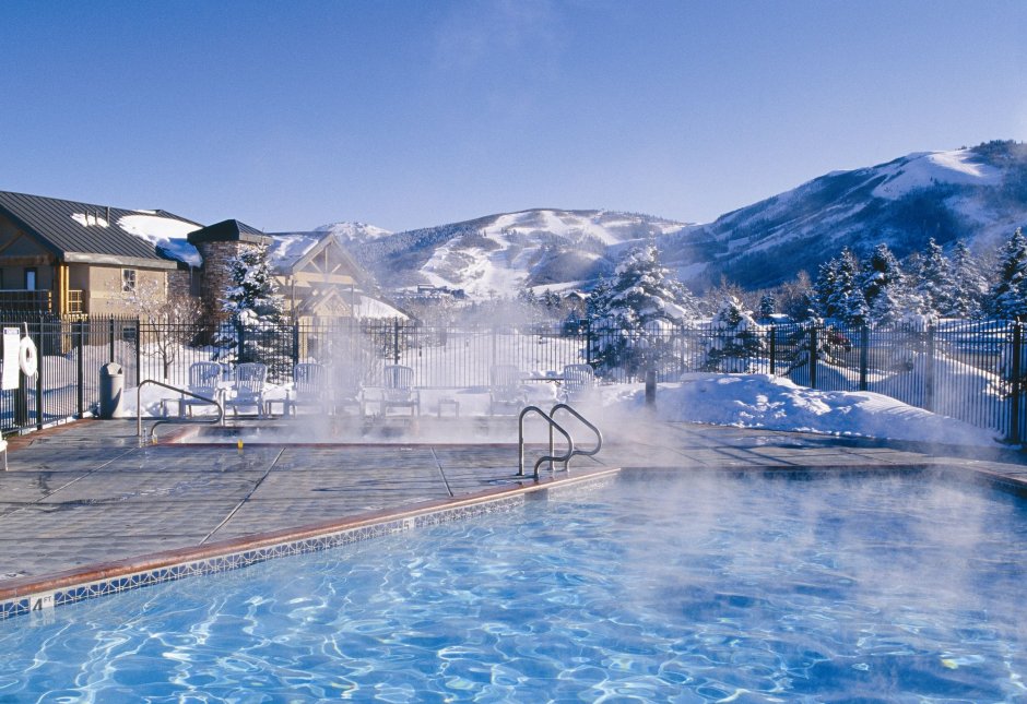 Красная Поляна открытый бассейн с подогревом