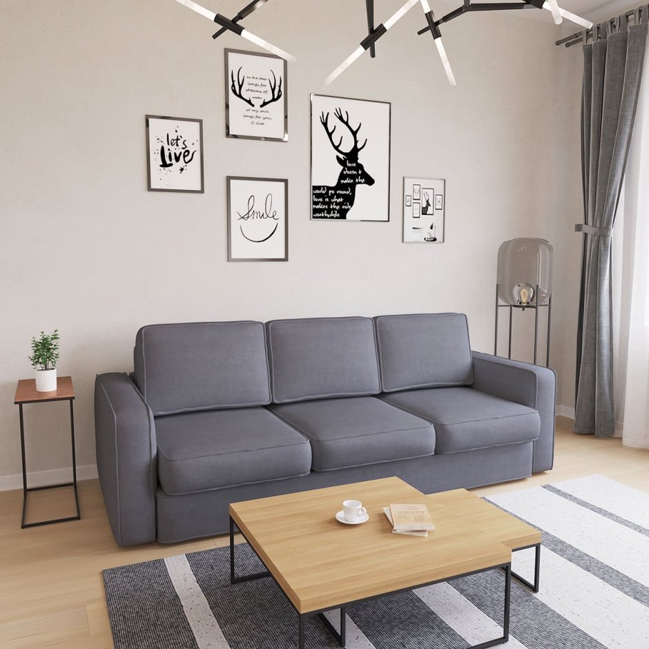 Диван в скандинавском стиле