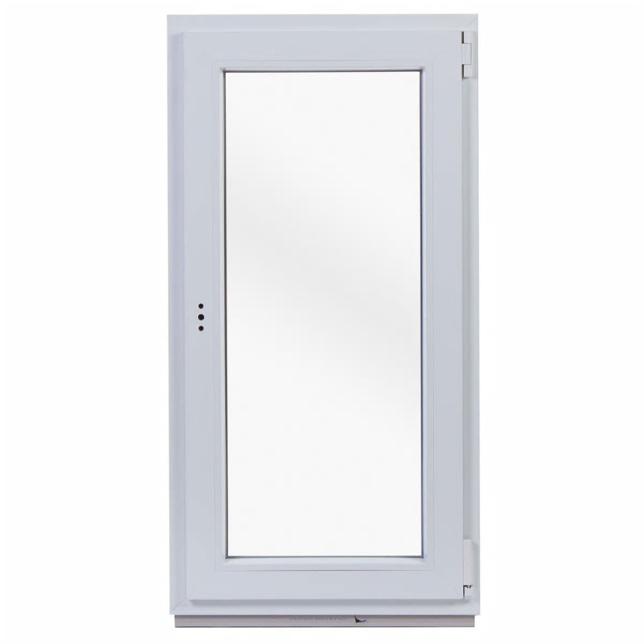 Окно ПВХ одностворчатое 100х60 см поворотное правое одно стекло