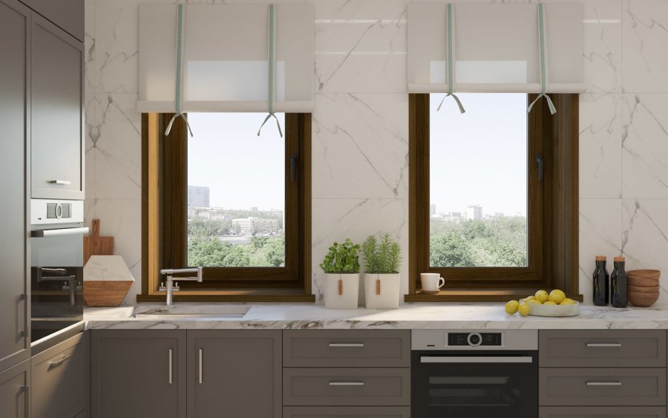 Одностворчатое окно в интерьере