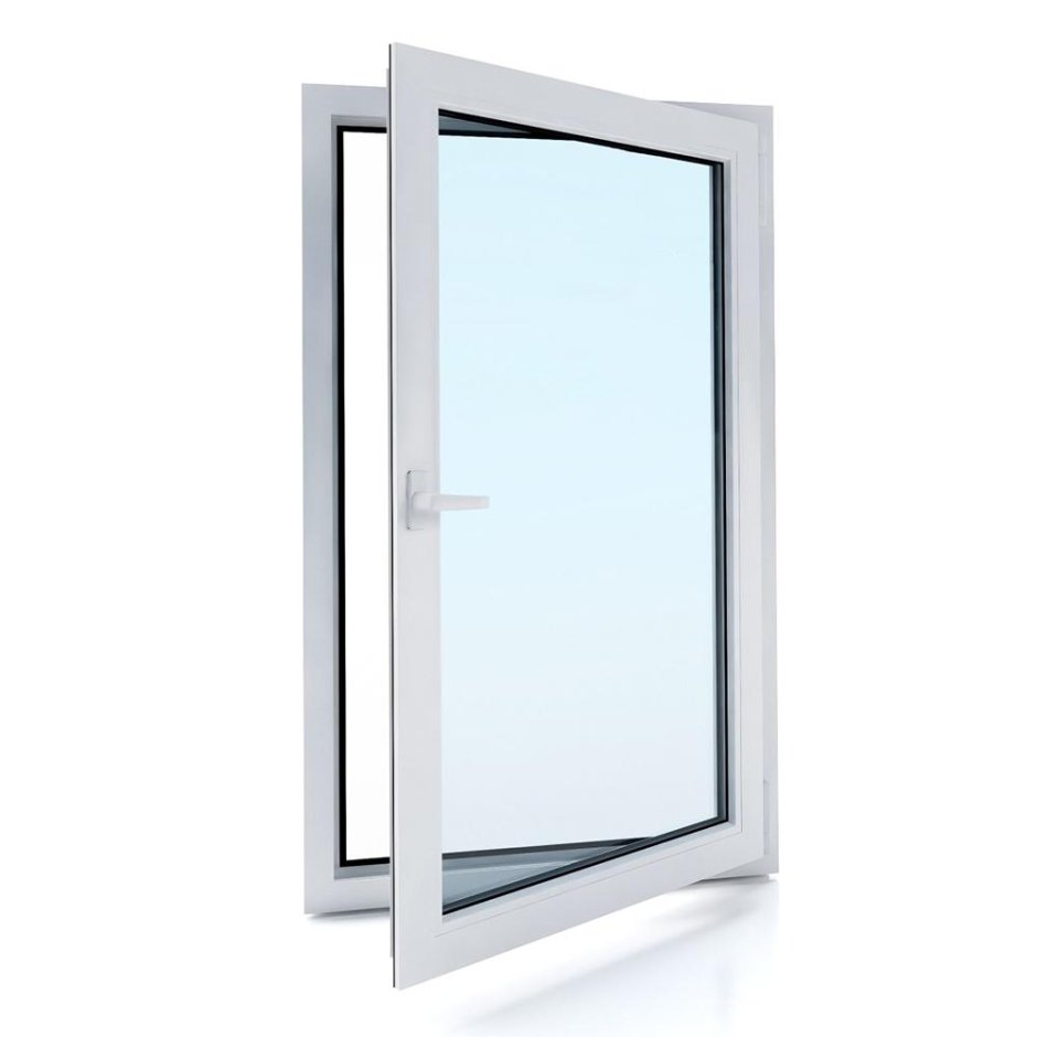 Поворотно откидное одностворчатое окно 800 1400