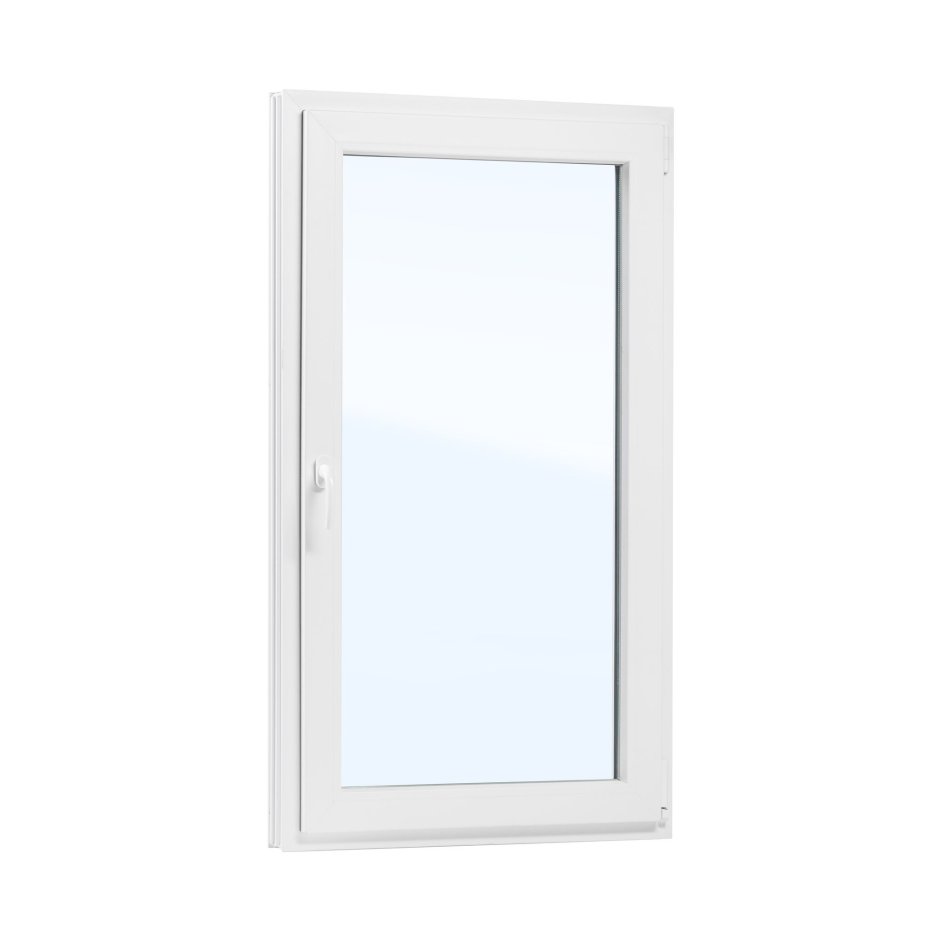 Окно ПВХ одностворчатое 90(87)х60 см