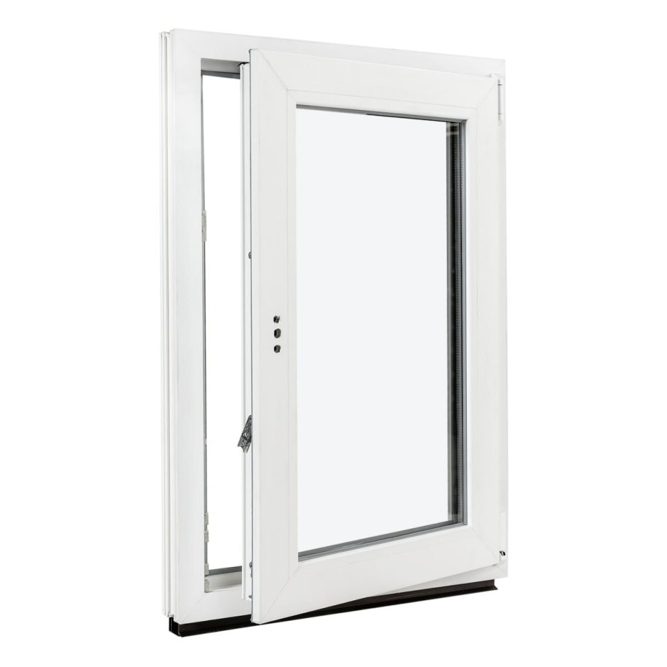 Окно ПВХ 80 80 поворотно откидное