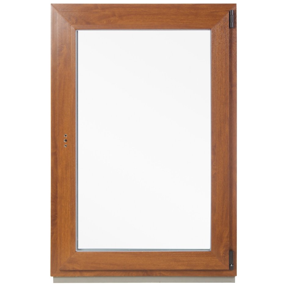 Окно ПВХ одностворчатое 90х60 см поворотно-откидное правое