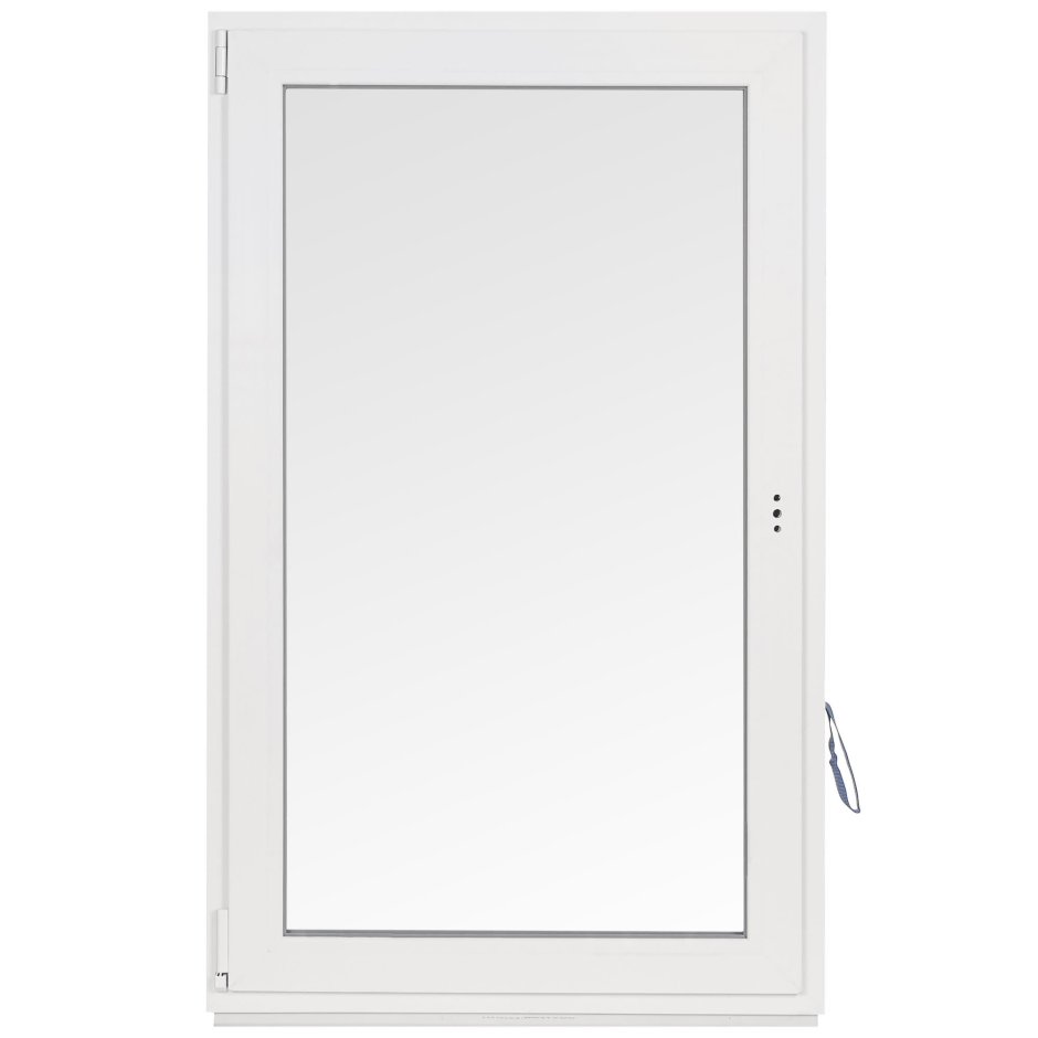 Окно ПВХ одностворчатое 90х60 см поворотно-откидное правое