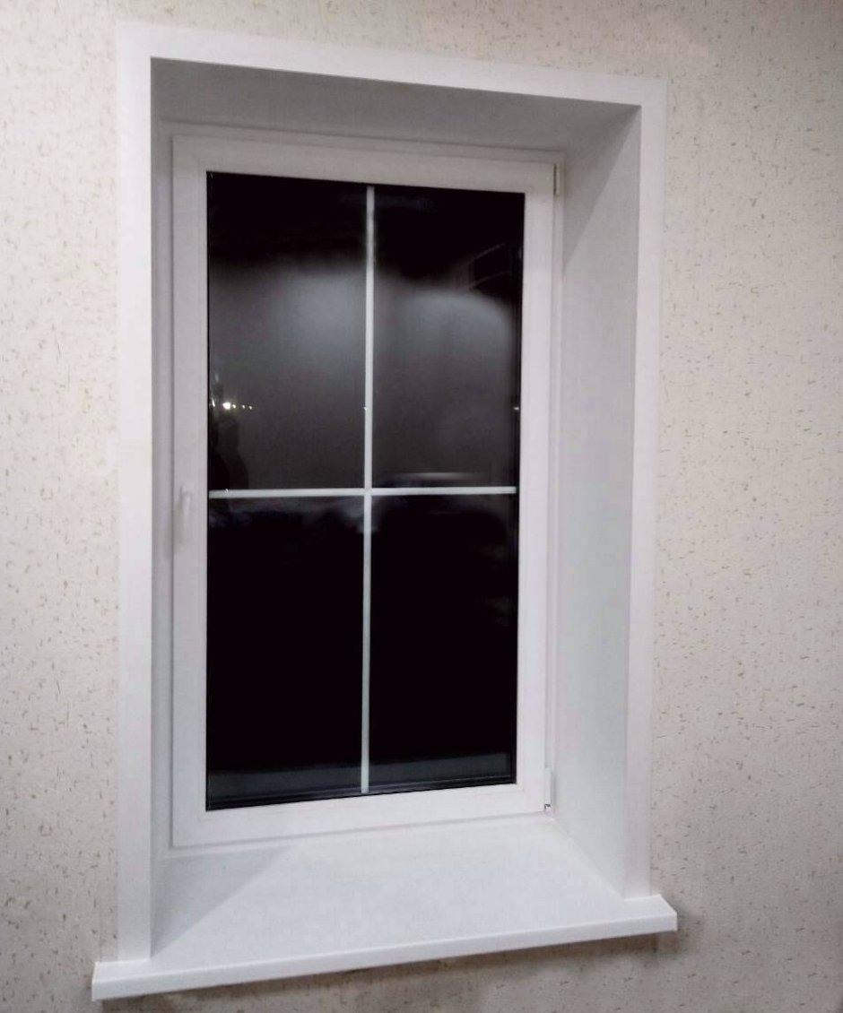 Одностворчатое пластиковое окно