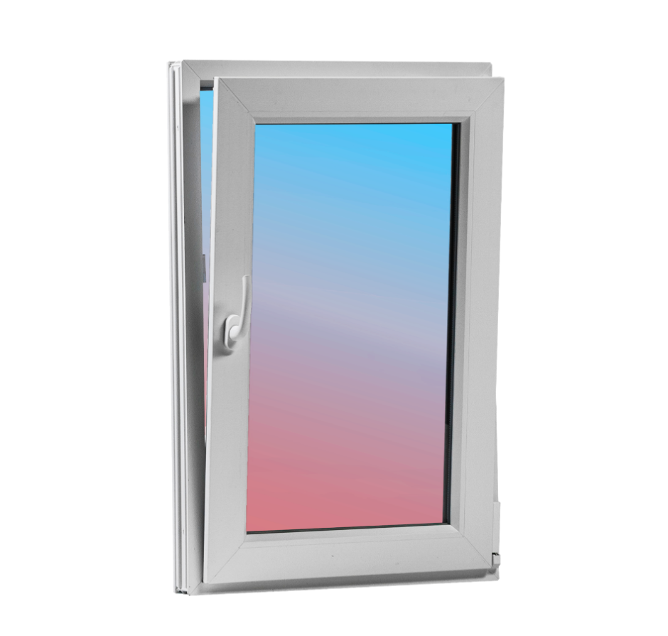 Окно ПВХ 600х1500 откидное