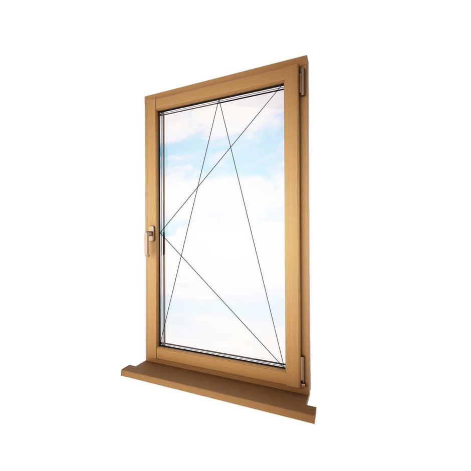 Одностворчатое поворотно откидное окно 700 на 1200