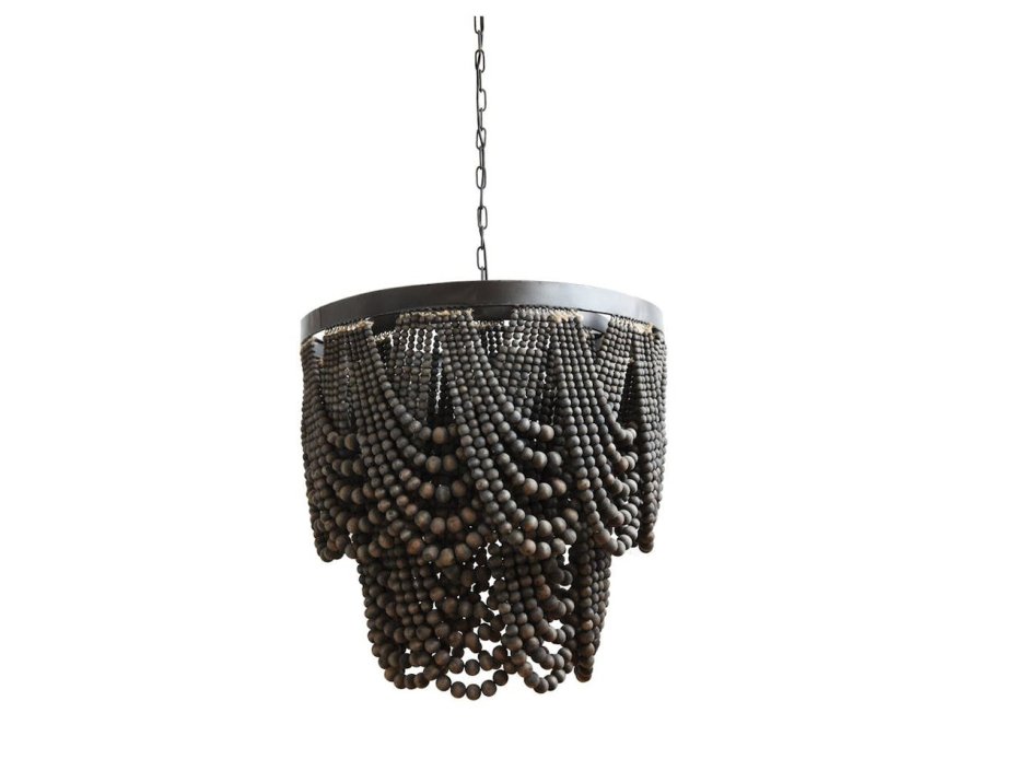 Люстра Amelia Wood Bead Chandelier