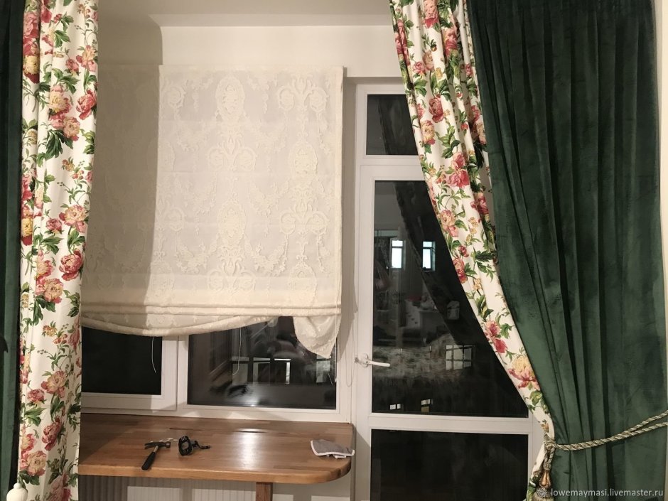 Римские шторы в стиле Прованс