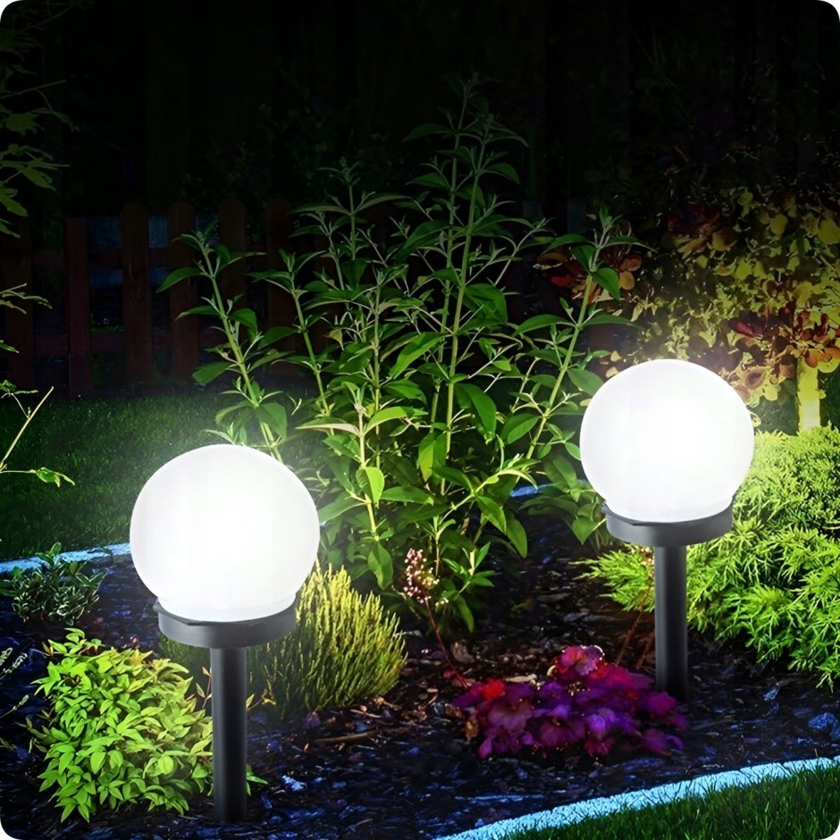 Светильник садовый на солнечных батарейках, greenart, 44