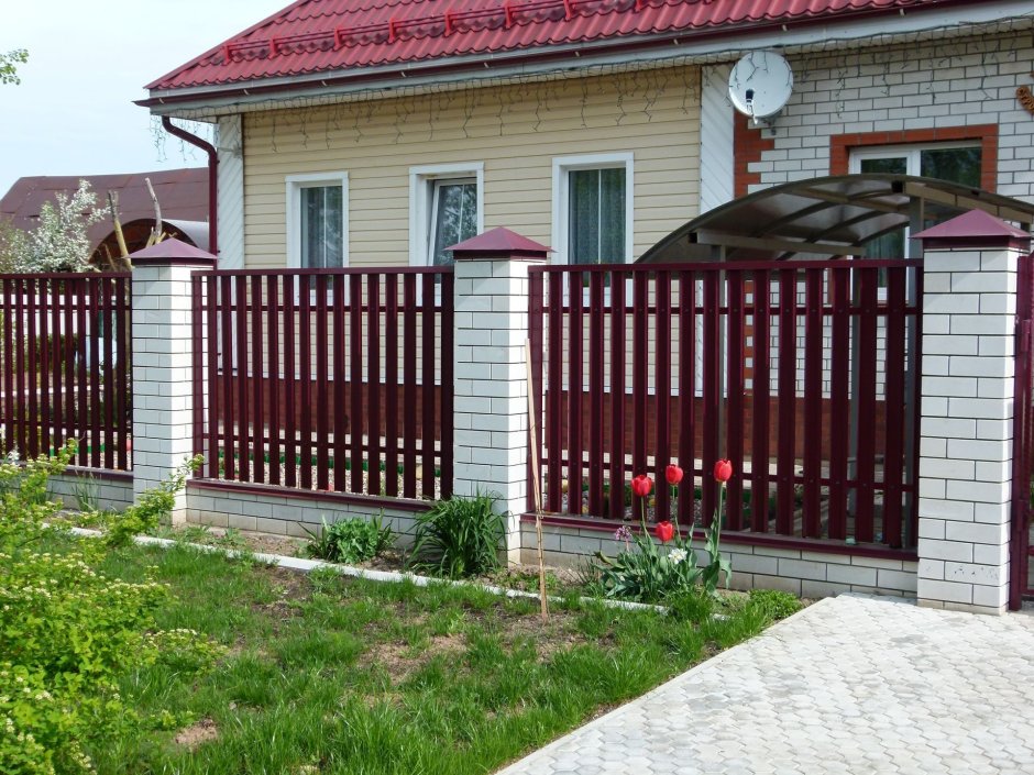 Штакетник Гранд лайн с калиткой