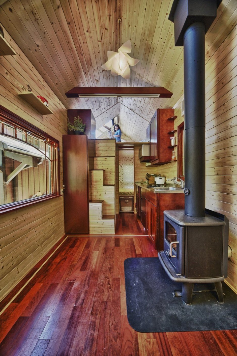 Tiny House с печкой