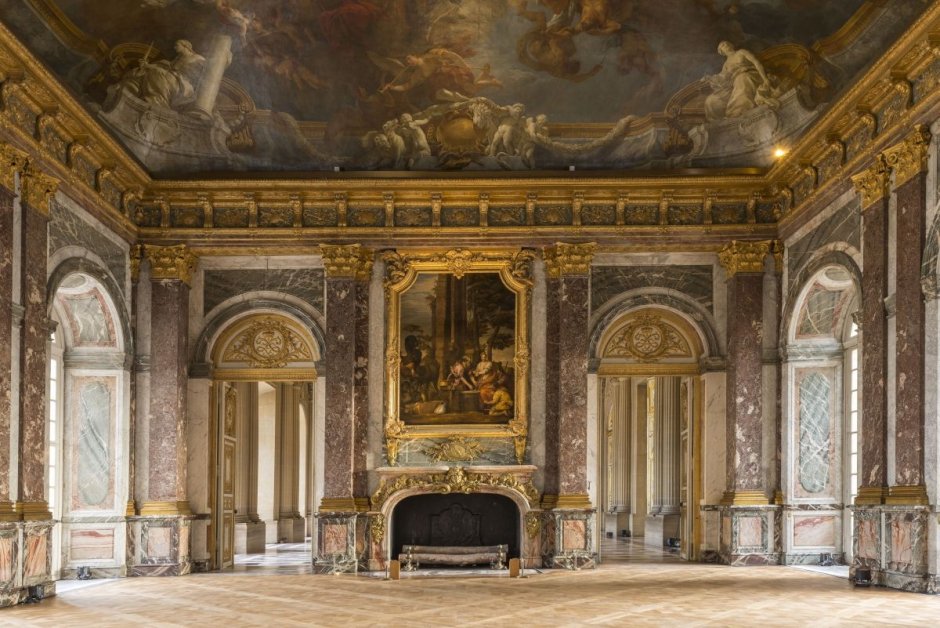 Живопись в интерьере версальского дворца