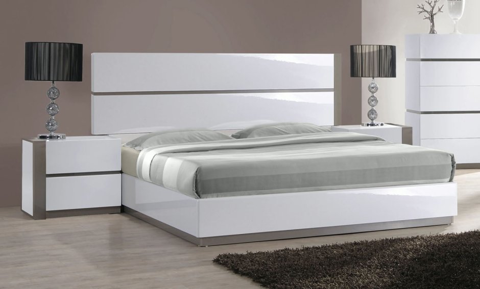Кровать двуспальная с двумя боковыми