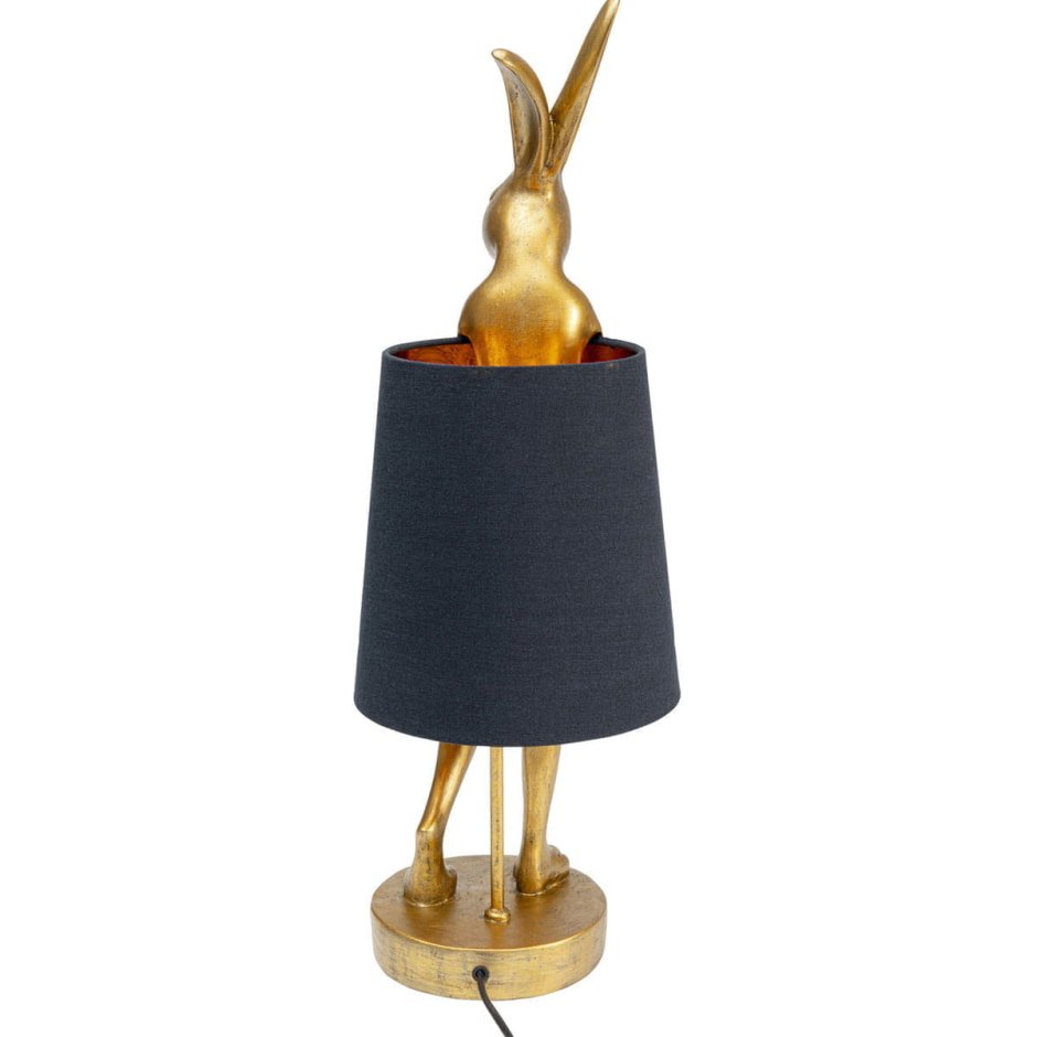 Лампа заяц в абажуре