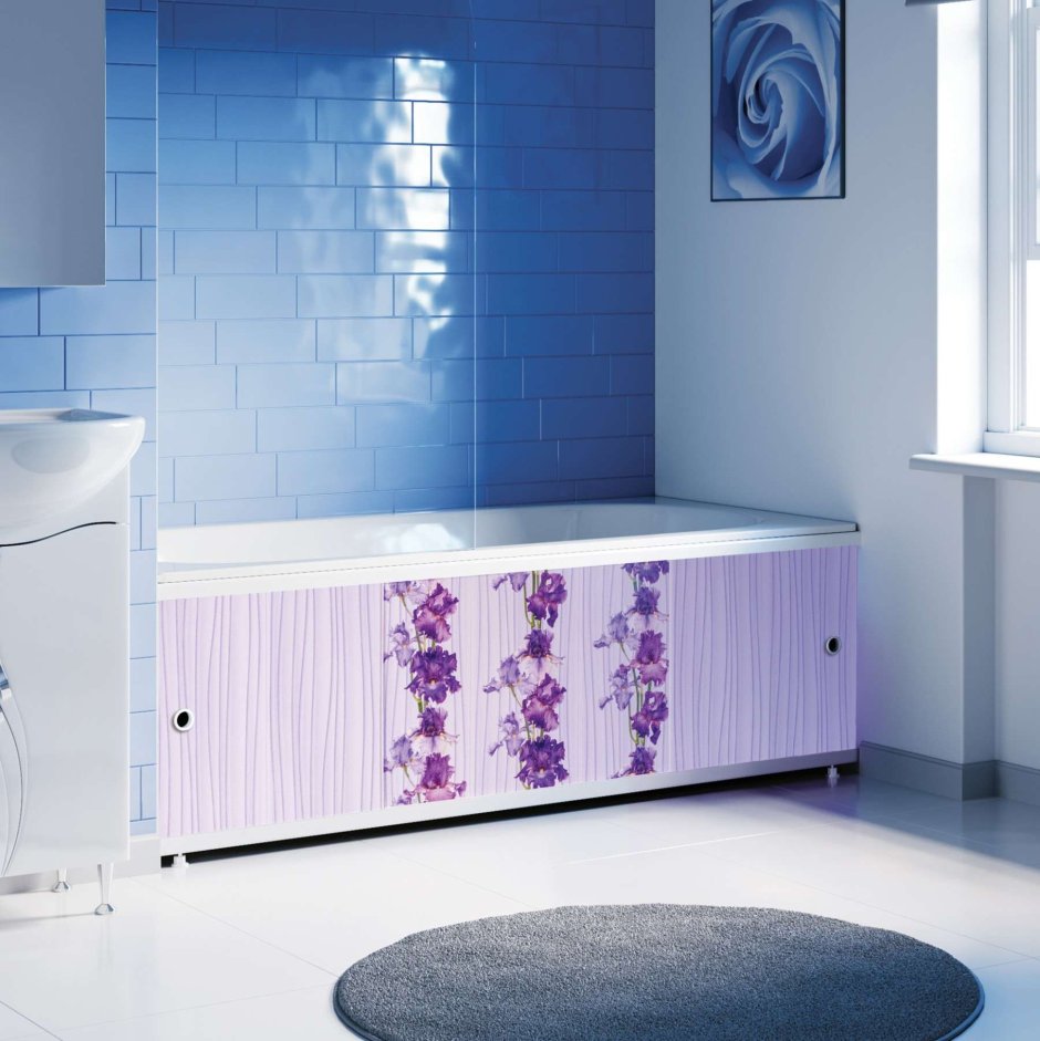 Экран под ванну Оптима Decor 170 Ирис