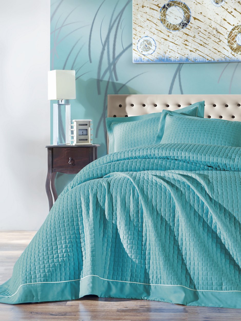 Cotton Box Stripe Turkuaz