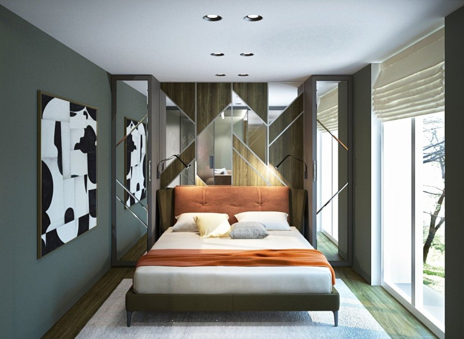 Дизайн спальни двухъярусная