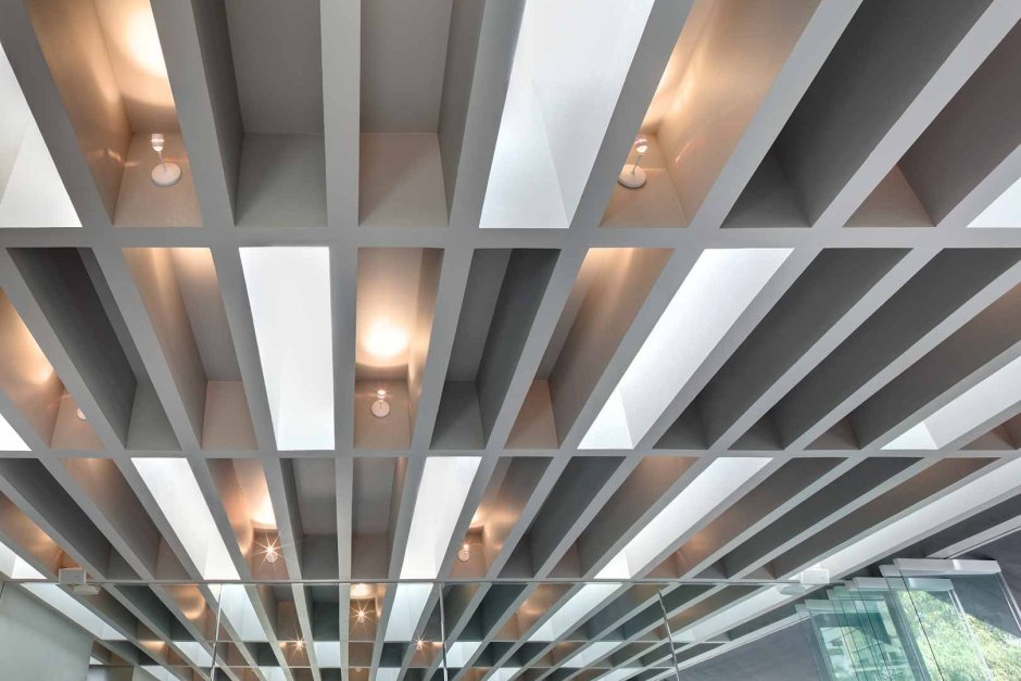 Алюминиевых панельных перфорированных потолок