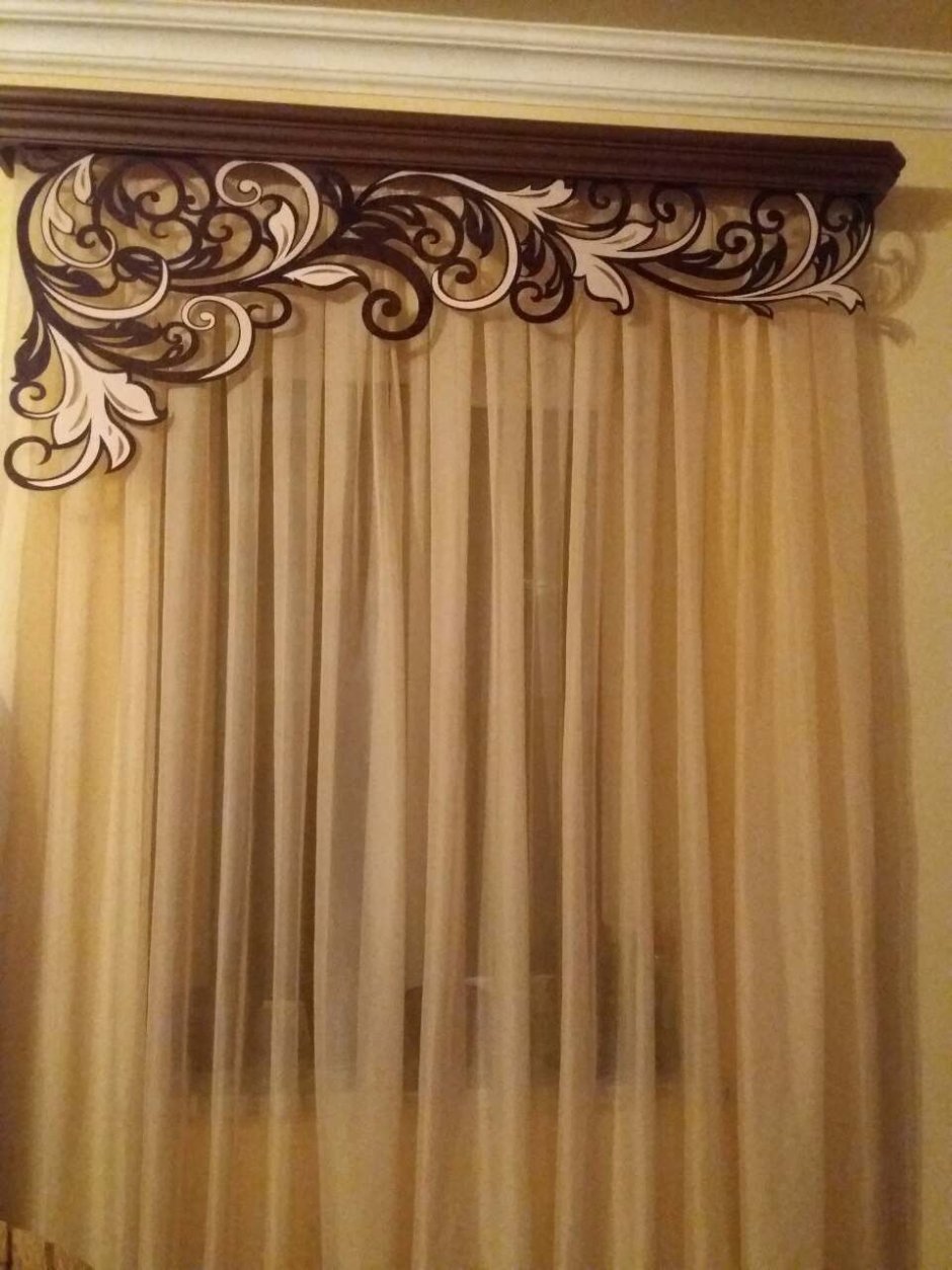 Украшение на карниз для штор