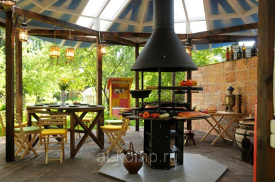 Финский дровяной гриль LAPPIGRILL-BBQ