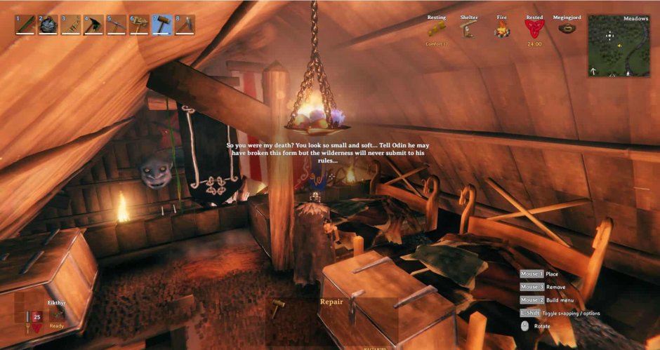 Подвесной мангал Valheim