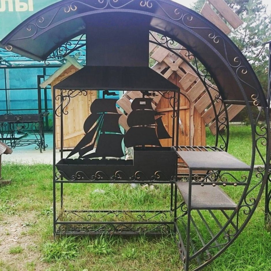 Мангальный комплекс беседка Илья Муромец