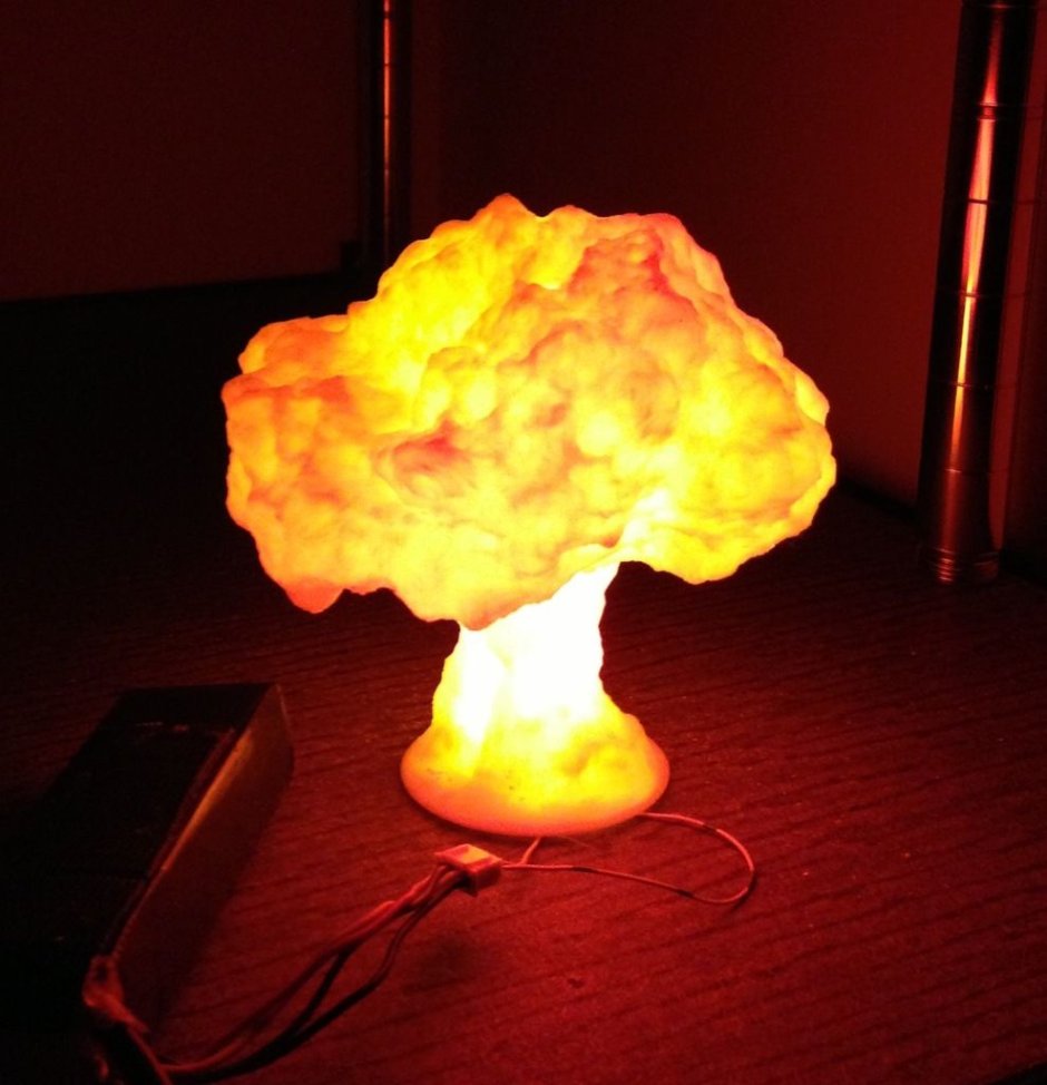 Светильник в виде ядерного взрыва