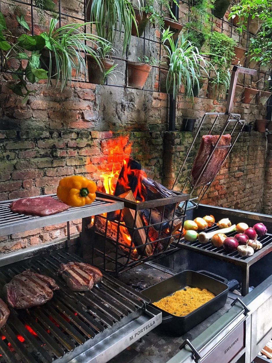 Гриль Parrilla redonda