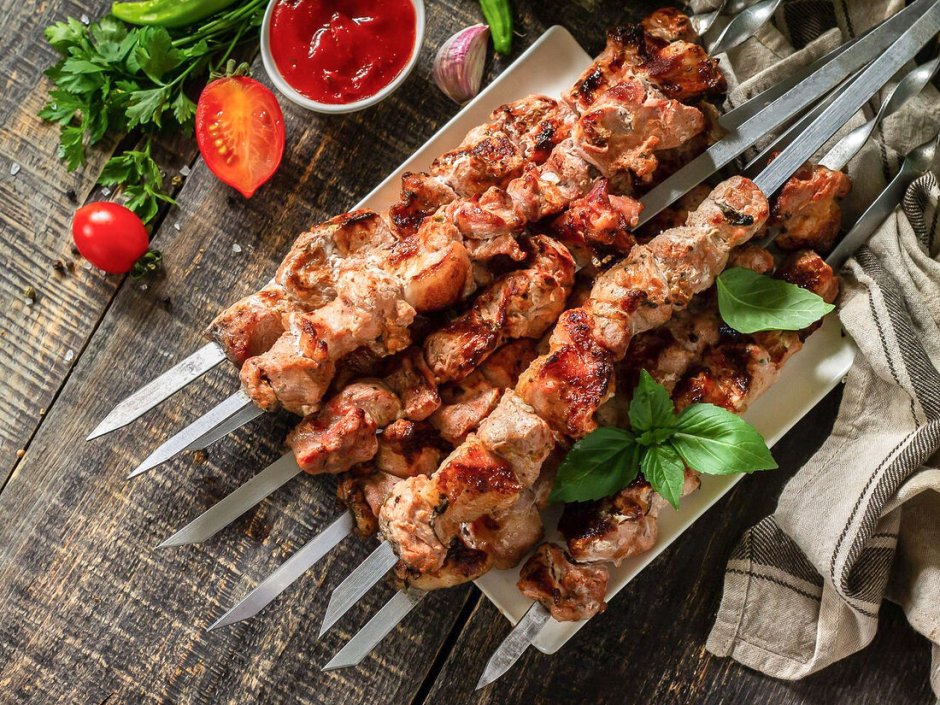 Шашлык в ресторане