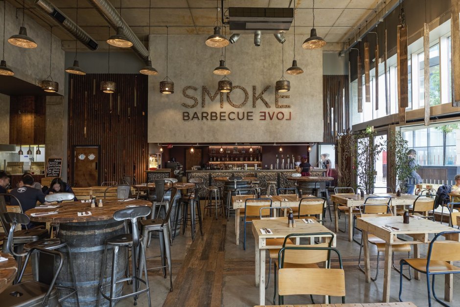 Smoke BBQ интерьер
